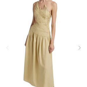 FARM Rio Linen Midi Dress